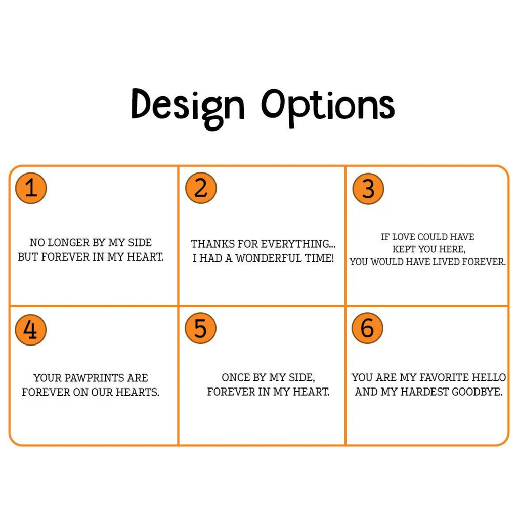 Personalized Pet Memorial  Wooden Frame