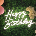 Happy Birthday Neon Light - USB Powered