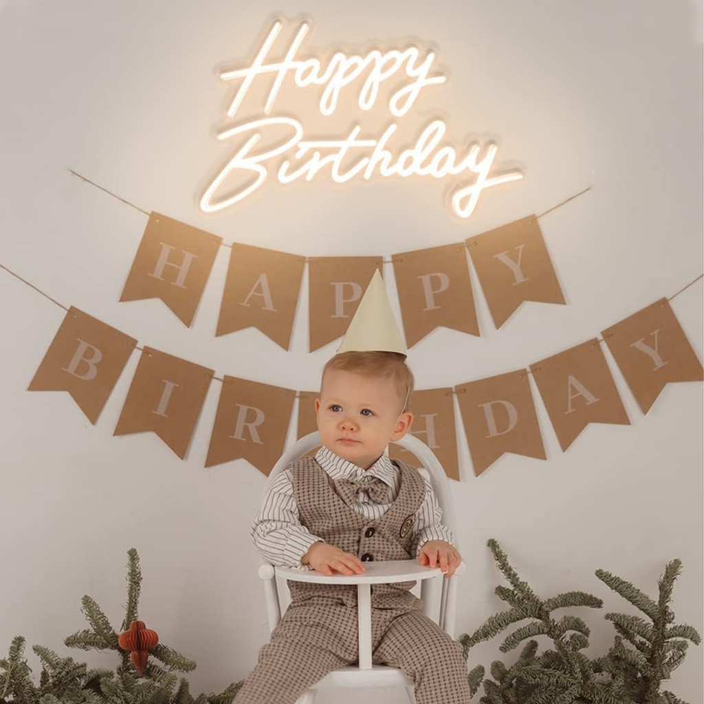 Happy Birthday Neon Light - USB Powered