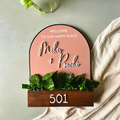 Name Plate With Planter