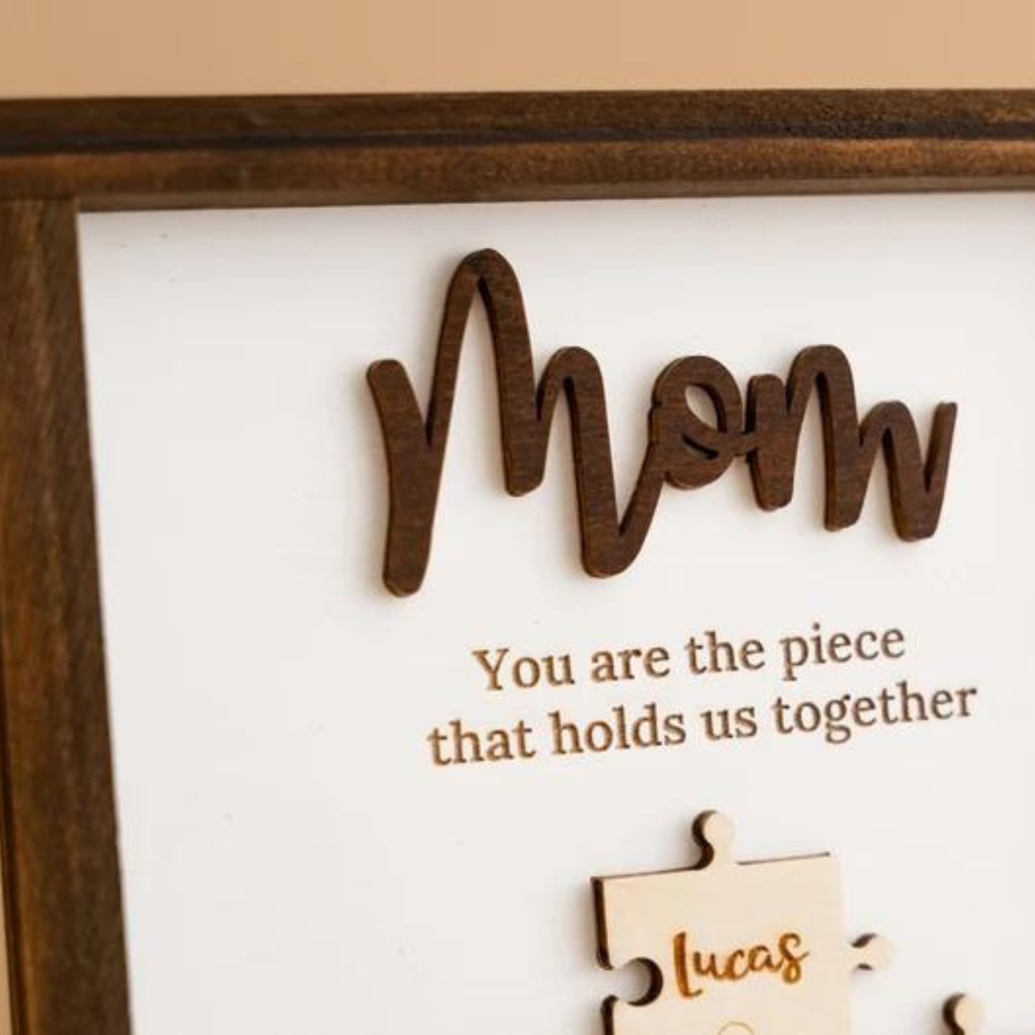 Mother's Day Gifts - Mama Puzzle Piece Sign